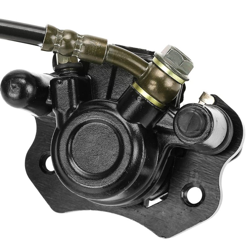 FVRITO Left Hydraulic Brake Master Cylinder Caliper Assembly for 50cc 70cc 90cc 110cc 125cc Taotao Coolster Vitacci Peace SunL RPS Roketa Kazuma Jetmoto BMS Baja NST Icebear Chinese ATV Quad 4 Wheeler - Image 5